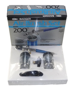 200-5 Aerograf simpla actiune pentru hobby/modelism, Badger - Img 6