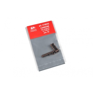 4190/32 Set 10 tunuri cu afet de tip spaniol pentru navomodele, 22mm, Amati - Img 3