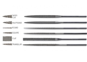 7312 Pila ac/ raspel conic-plat pentru modelism, Amati - Img 6