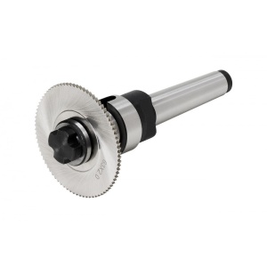 Arbore de freză combinată cu coajă MT2x16 cu cheie, distanțiere de arbore si pnza de ferăstrău de tăiat metal, WABECO - Img 3
