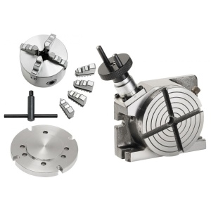 Dispozitiv de divizare ˜ 100 cu mandrină cu 4 fălci ˜ 80 mm și flanșă de montare, WABECO - Img 1