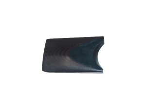 Material compozit pentru maner cutit G10 - 9.5 mm, Black/Red 1/1