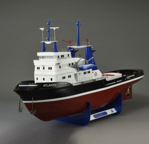 Navomodel Tugboat Atlantic, scara 1:50 Kit model de nava din lemn si ABS navigabil (compatibil R/C) - Artesania Latina - Img 2