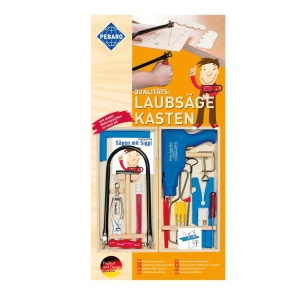 Pebaro 455, Set traforaj in cutie de lemn + masina de gaurit + unelte - Img 2