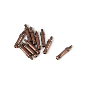 4172/21 Set 10 tevi de tun false pentru navomodele, 21mm, Amati - Img 1