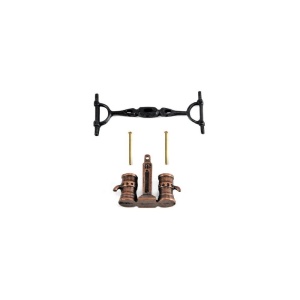 4355/09 Set 2 pompe duble din metal pentru navomodele, 18mm, Amati - Img 4