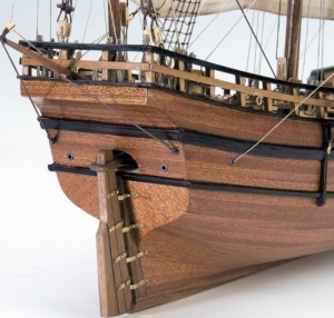 Navomodel Caravelă La Pinta, scara1:65 Kit model de navă din lemn - Artesania Latina - Img 6