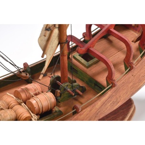 Sampang, Vas de pescuit si transport chinezesc, Navomodel Amati, Lungime 34cm - Img 6