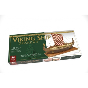 1406/01 Drakkar viking-sec XVIII-XIX, Navomodel Amati, Scara 1:50 - Lungime 44cm - Img 4