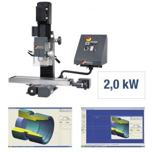 Freza WABECO CNC CC-F 1210E HIGH SPEED cu soft NCCAD Profesional, WABECO - Img 1