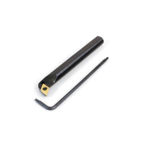 Bare de alezat cu insertie din carbura de tip RH 55°, 8mm pentru strung Sherline - Img 1