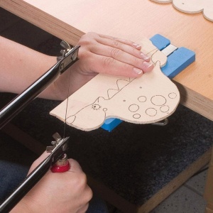 Pebaro 429S, Set traforaj, masa de taiat cu locas de fixare, sablon din placaj + alte accesorii - Img 4