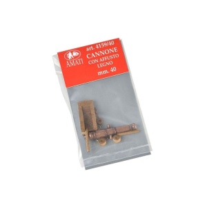 4159/40 Set 10 tunuri cu afet din lemn pentru navomodelism, Amati - Img 4