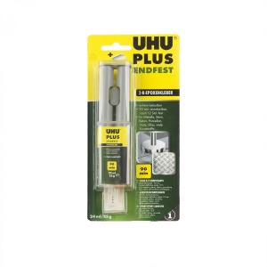 Adeziv UHU epoxidic bicomponent pentru sarcini grele, Plus Endfest 25gr. - Img 2