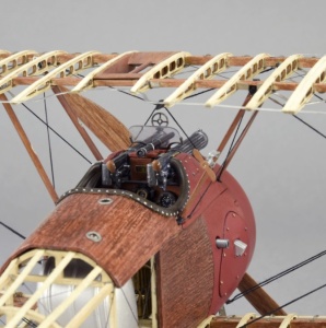 Aeromodel Luptător Sopwith Camel, scara 1:16 Model de aeronava din lemn si metal - Img 9