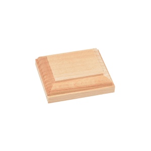 Baza lemn masiv 60x70mm pt modele/figurine modelism, Amati Italia. - Img 2