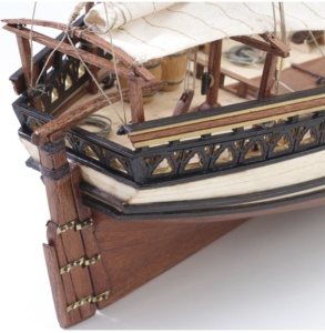 Navomodel Arab Dhow Sultan, scara 1:60 Kit model de nava din lemn - Artesania Latina - Img 7
