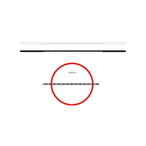 Panze traforaj cu ceapraz NIQUA FIX Yellow 13cm, set 12 panze - Img 4