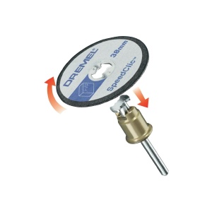 SC476 Set 5 discuri taiere plastic, Dremel - Img 2