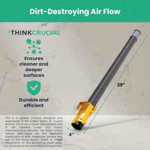 Furtun pentru aspirator Dyson DC07 Silver/Yellow, 7794166, 904125-14