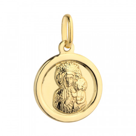 Medalion Aur 14k cu Fecioara Maria si Iisus Hristos