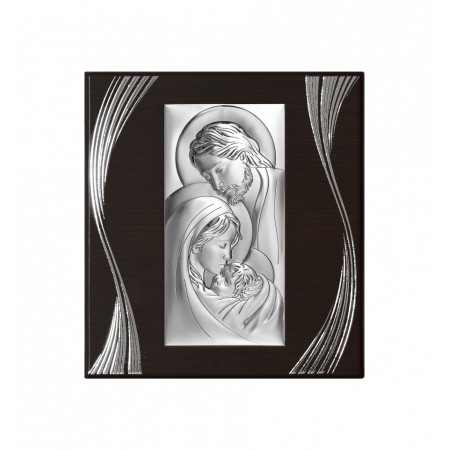 Tablou Sf. Familie din Argint 925 21x23 cm