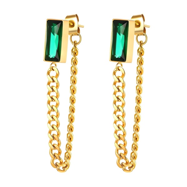 Cercei Elysian din Inox placat cu AUR 18K