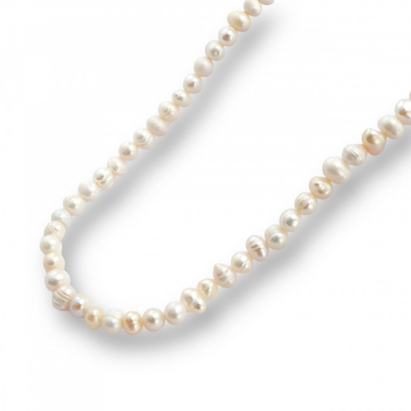Perle de cultura rotunde neregulate diametru 4-5 mm
