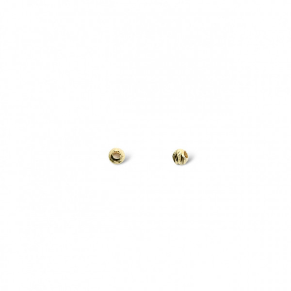 Bila din Argint 925 - Slash 2.5mm gold plated