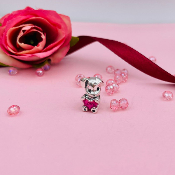 Charm din Argint 925 3.1g - Catelus / Love