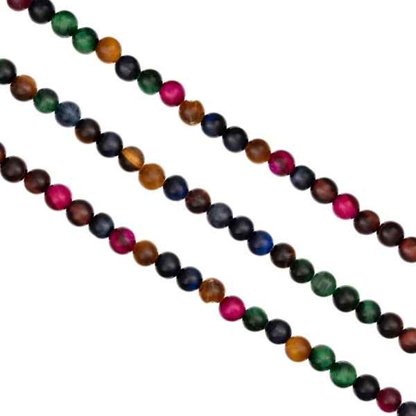 Sirag Agate Multicolore rotunde 4mm