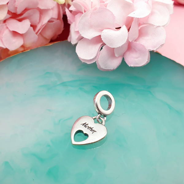Charm din Argint 925 1.7g - Inimioara / Mother