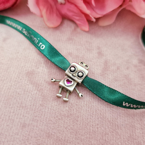 Charm din Argint 925 3.4g - Baietel robot