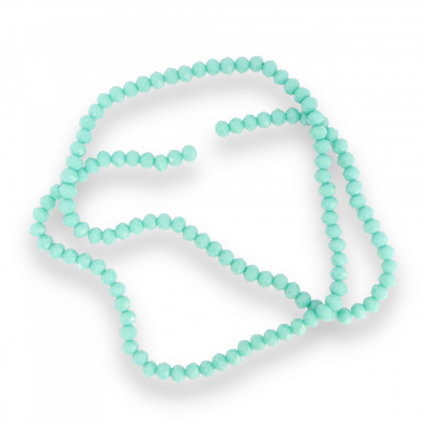 Șirag cristale 4 mm Turcoaz Teal, șirag Aprox 130 buc