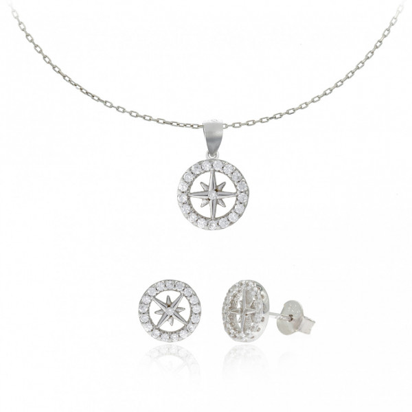 Set din Argint 925 - Winter Edition - North Star Circle