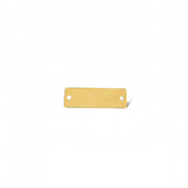 Placuta XS din Argint 925 - gold plated