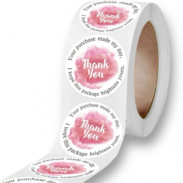 Sticker - Thank you Pink Edition / bucata