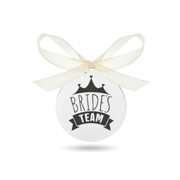 Banut Nunta din Argint 2.5cm Bride's Team Royal