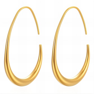 Cercei Mistique din inox placat cu aur 18K