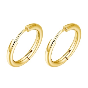 Cercei Rotunzi din Inox placat cu AUR 18K