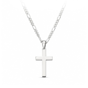 Colier din argint cu cruciulita personalizabila