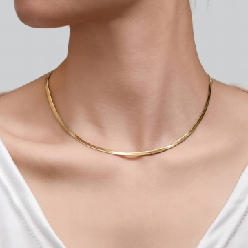 Colier Domingo din Inox placat cu AUR 18K - Img 2