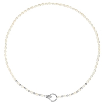 Colier Rice Pearls Exclusive din Argint 925 cu Perle de Cultura - Img 2