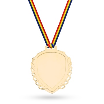 Medalie Laureate din Argint placat cu AUR - Img 2