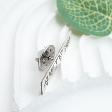 Pin Personalizat din Argint 925 - Sigla Firmei Custom - Img 3