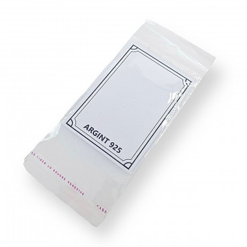 Set 50 ambalaje (carton+folie) 8x5.5cm Argint 925 - Img 5