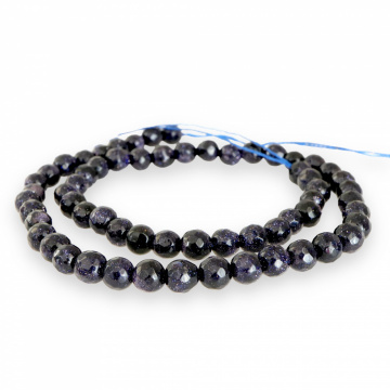 Sirag Purple Goldstone fatetat 6mm - Img 2