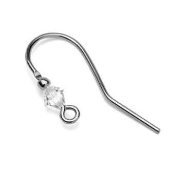 Baza Crystal pentru Cercei din Argint 925 - set 2 bucati - Img 1