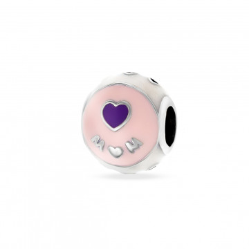 Charm din Argint 925 MOM Pink 3g