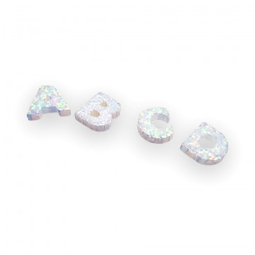 Initiala din Opal 1cm - Img 2